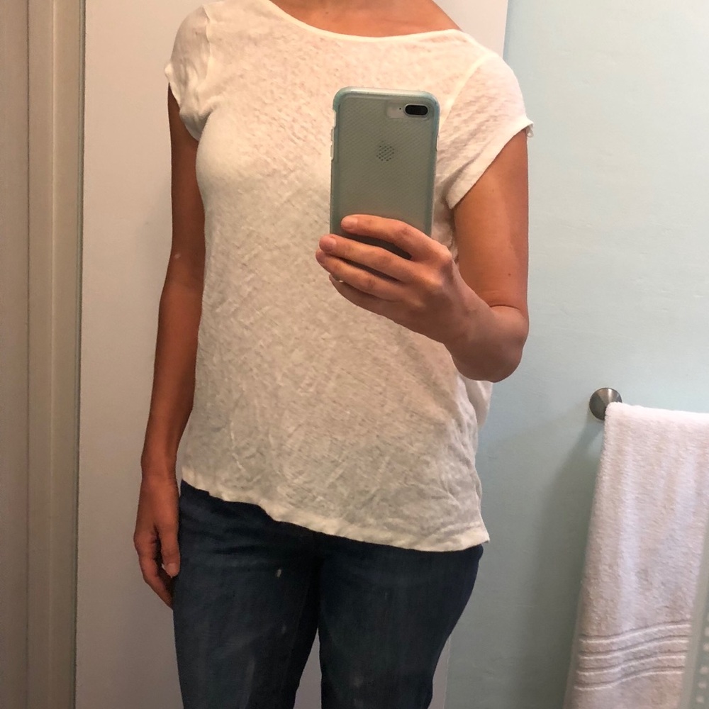 Free people t shirts (1 wht, 1 blk) sexy back, xs